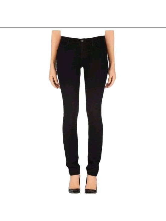 J Brand Denim - J Brand Women's Black Mid Rise The Skinny Jeans Sz: 28  style #S11C006 in Shadow